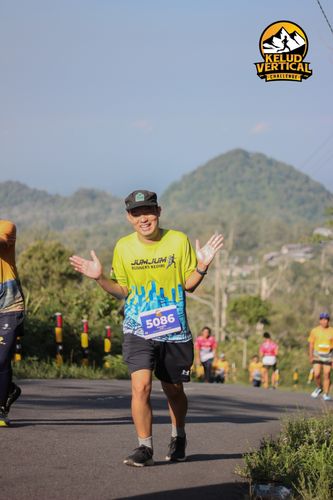 Race photo from Kelud Vertical Challenge 2024