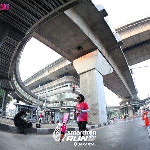 Race photo from SMARTFREN RUN 2026