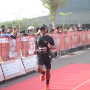 Race photo from KEDIRI HALF MARATHON 2026