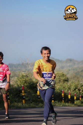 Race photo from Kelud Vertical Challenge 2024