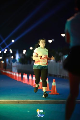 Race photo from PIK NITE RUN 2025