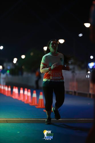 Race photo from PIK NITE RUN 2025