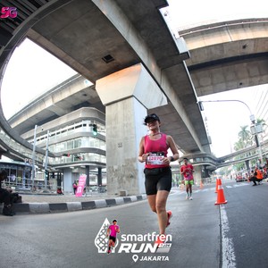 Race photo from SMARTFREN RUN 2026