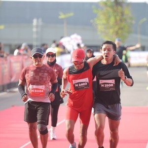 Race photo from KEDIRI HALF MARATHON 2026