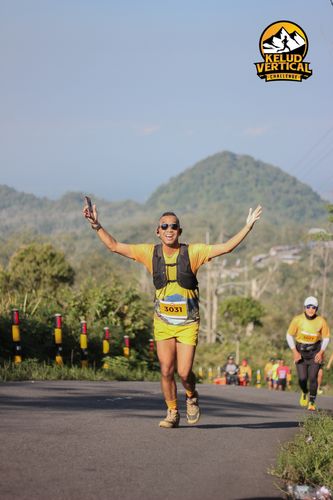 Race photo from Kelud Vertical Challenge 2024