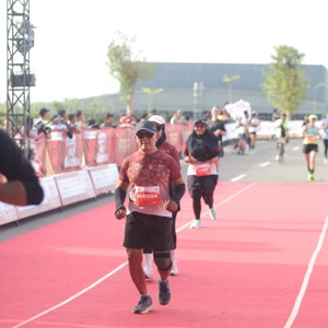 Race photo from KEDIRI HALF MARATHON 2026