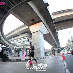 Race photo from SMARTFREN RUN 2026
