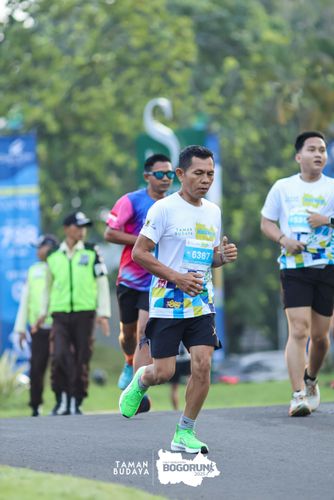 Race photo from Taman Budaya x BOGORUN 2025