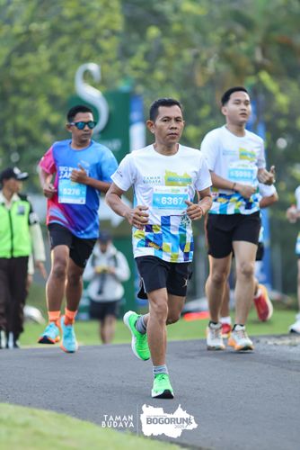 Race photo from Taman Budaya x BOGORUN 2025