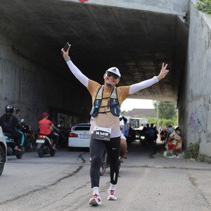 Race photo from KEDIRI HALF MARATHON 2026