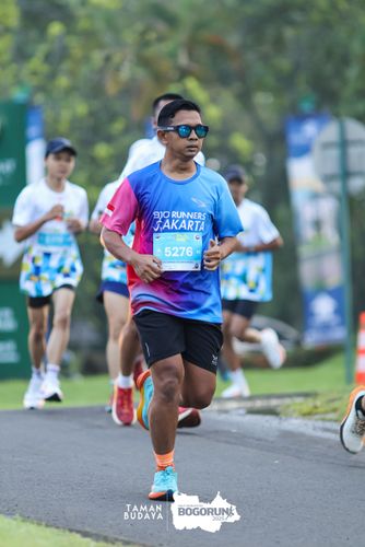 Race photo from Taman Budaya x BOGORUN 2025