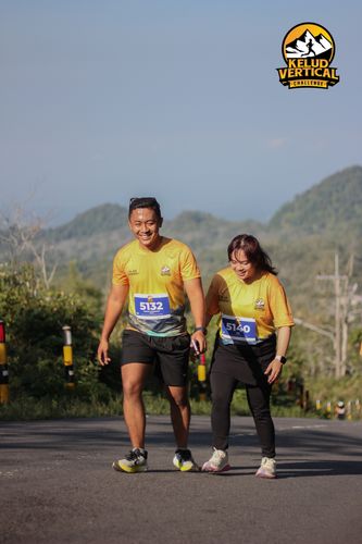 Race photo from Kelud Vertical Challenge 2024