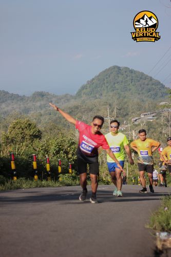Race photo from Kelud Vertical Challenge 2024
