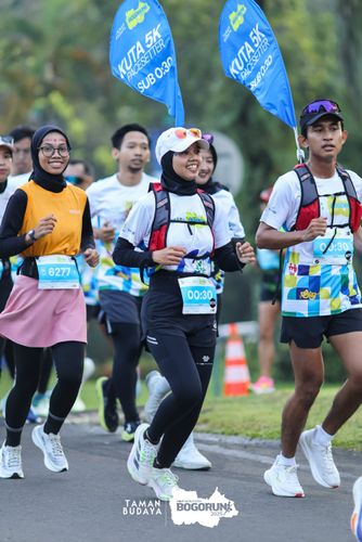 Race photo from Taman Budaya x BOGORUN 2025