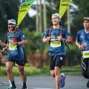 Race photo from BOGORUN 2026