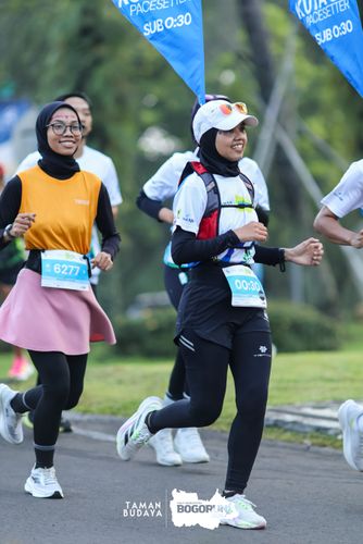 Race photo from Taman Budaya x BOGORUN 2025