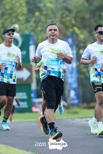 Race photo from Taman Budaya x BOGORUN 2025