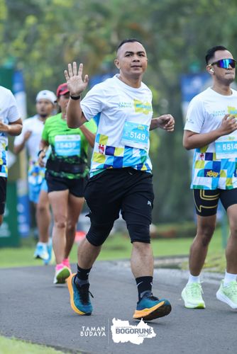 Race photo from Taman Budaya x BOGORUN 2025
