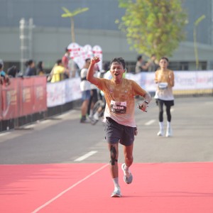 Race photo from KEDIRI HALF MARATHON 2026