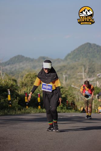 Race photo from Kelud Vertical Challenge 2024
