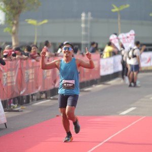 Race photo from KEDIRI HALF MARATHON 2026