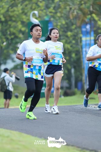 Race photo from Taman Budaya x BOGORUN 2025