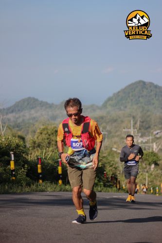 Race photo from Kelud Vertical Challenge 2024