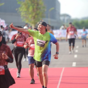 Race photo from KEDIRI HALF MARATHON 2026