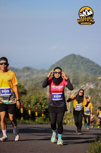 Race photo from Kelud Vertical Challenge 2024