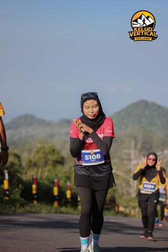 Race photo from Kelud Vertical Challenge 2024