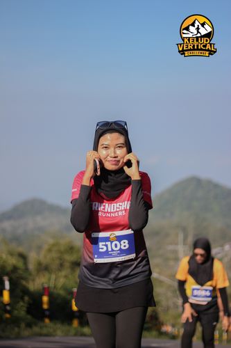 Race photo from Kelud Vertical Challenge 2024