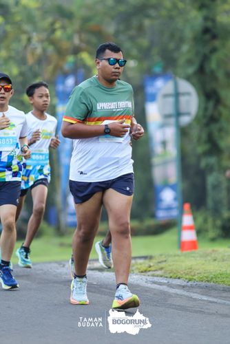 Race photo from Taman Budaya x BOGORUN 2025
