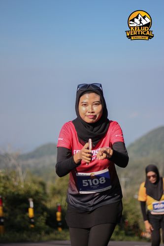 Race photo from Kelud Vertical Challenge 2024