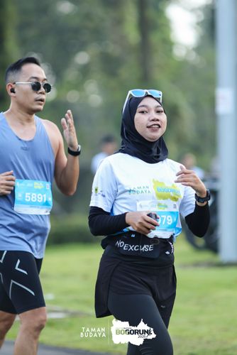 Race photo from Taman Budaya x BOGORUN 2025