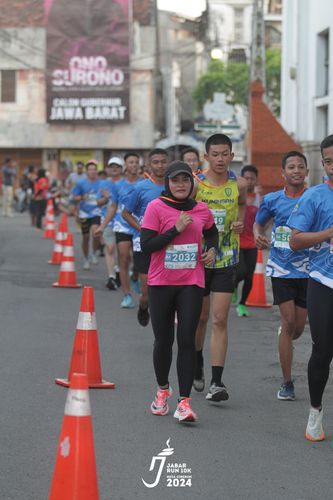 Race photo from Jabar Run 10K 2024