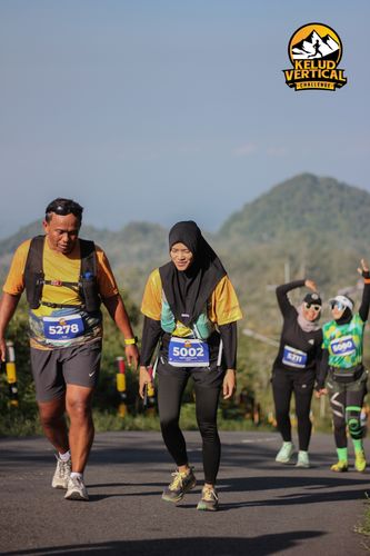 Race photo from Kelud Vertical Challenge 2024