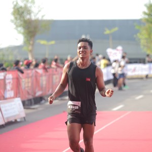 Race photo from KEDIRI HALF MARATHON 2026