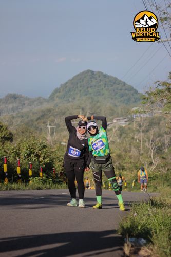 Race photo from Kelud Vertical Challenge 2024