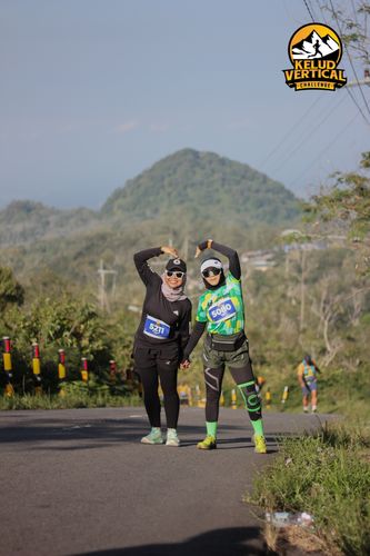 Race photo from Kelud Vertical Challenge 2024