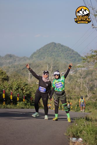 Race photo from Kelud Vertical Challenge 2024
