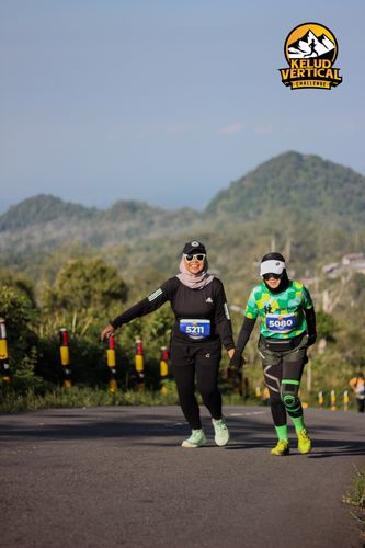 Race photo from Kelud Vertical Challenge 2024