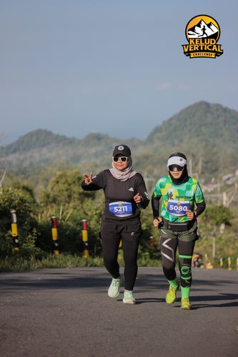 Race photo from Kelud Vertical Challenge 2024