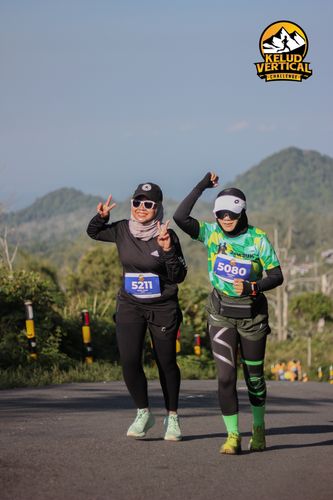 Race photo from Kelud Vertical Challenge 2024