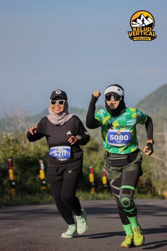 Race photo from Kelud Vertical Challenge 2024