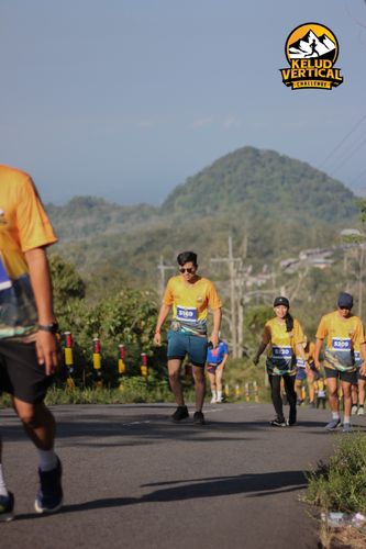 Race photo from Kelud Vertical Challenge 2024