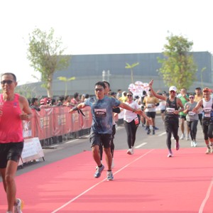 Race photo from KEDIRI HALF MARATHON 2026