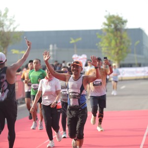 Race photo from KEDIRI HALF MARATHON 2026