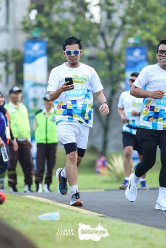 Race photo from Taman Budaya x BOGORUN 2025