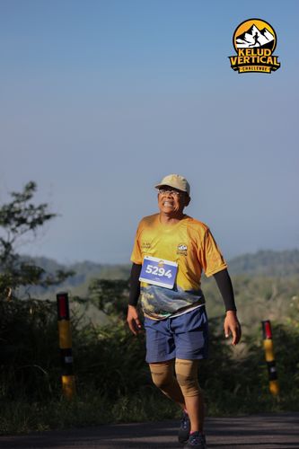 Race photo from Kelud Vertical Challenge 2024