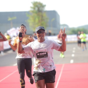 Race photo from KEDIRI HALF MARATHON 2026